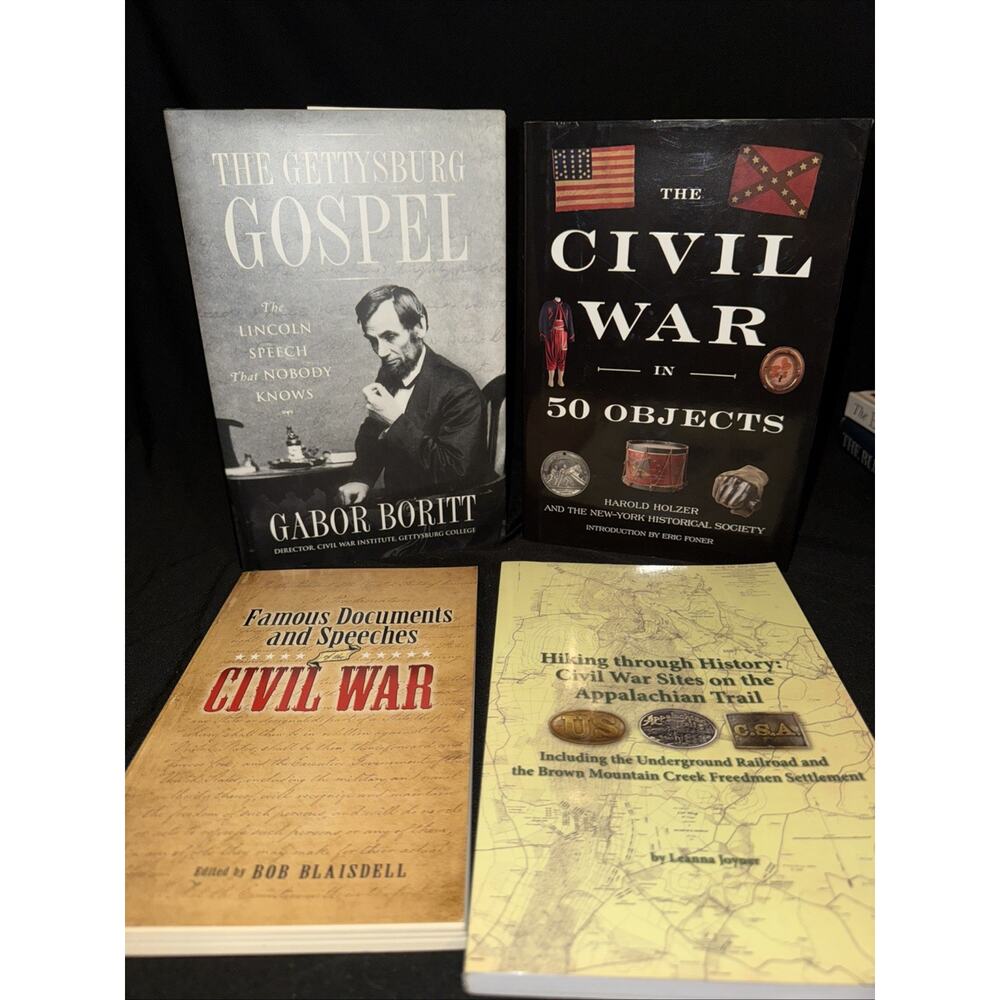Civil War Book Lot Of 4.